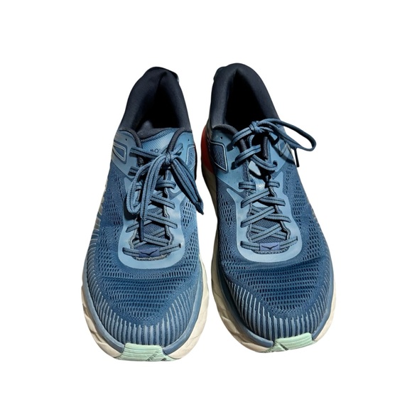 Hoka One One Bondi 7 Men's Athletic Running Shoe Workout Sneaker Blue Size 11 - Picture 4 of 8